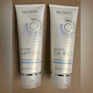 Lot Of 2 Nu Skin Nuskin AgeLoc LumiSpa Activating cleanser‎ Normal/Combo 100ml